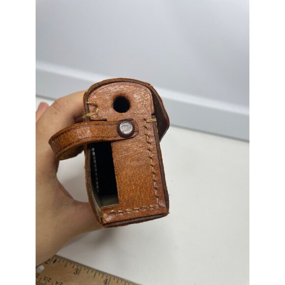 case only!! KOWA Transistor Radio or Camera brown leather case- JAPAN - Picture 5 of 10